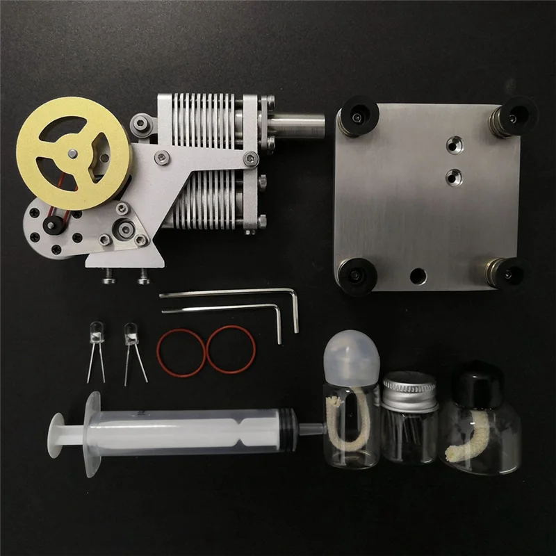 

XX-1 Piece Mini Generator Model Physics Steam Science Educational Engine Model Kit 108 X 70 X 78Mm