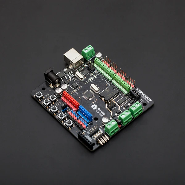 DFRobot-RoMeo-328-integrated-motor-driven-keys-2-road-extension-plate-Arduino-compatible