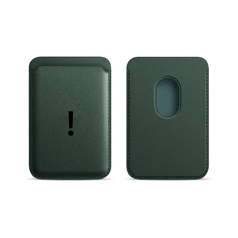 Ausrufezeichen-Leder-Kartenetui Telefonkartenhalter für Magnetische Hülle Geeignet für alle iPhone Magsafe Karten-Handyrückseiten-Taschen – Detail 17