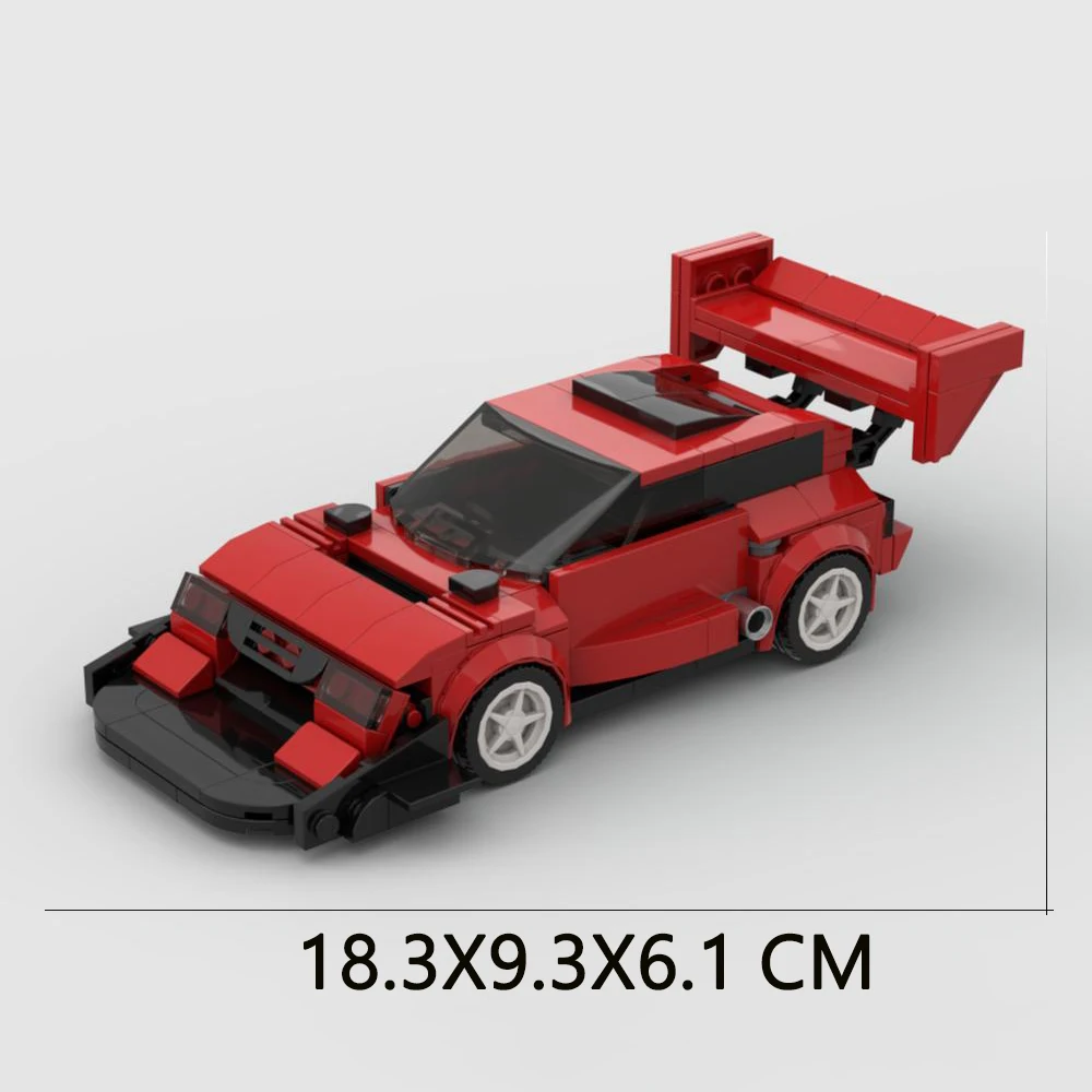 Poladeer 267PCS Pikes Peak Schild ​ ​ Champion Serie Kleine Partikel-Bausteine Rennspielzeug Puzzle-Modell Urlaubs-Geschenk – Detail 6