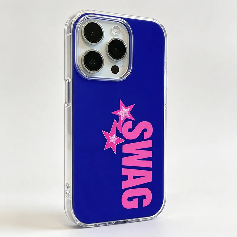 SWAG Letter Polka Dot Phone Case for OnePlus 9RT 10R 10PRO 12 13R 13T 15 ACE 2 3 ACE3 NORD NORD2 5 CE CE2 CE5 Case