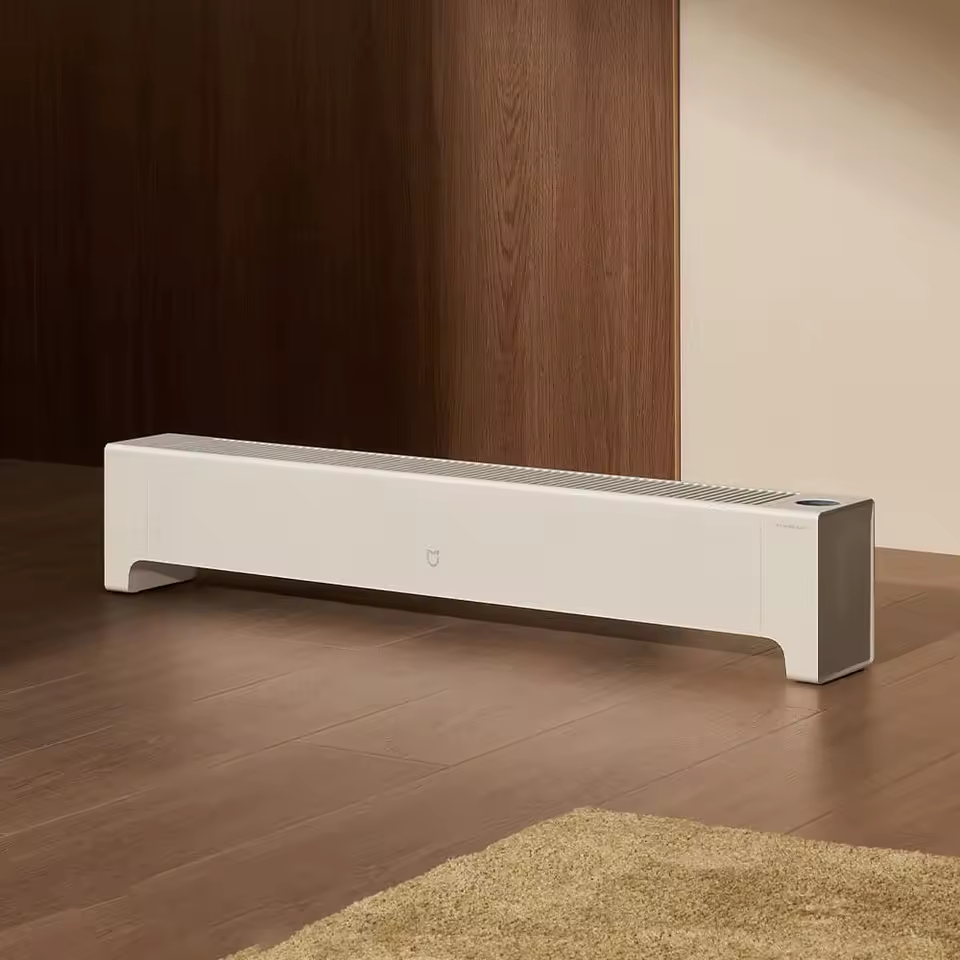 XIAOMI MIJIA 그래핀 베이스보드 히터 실내 설치 모습