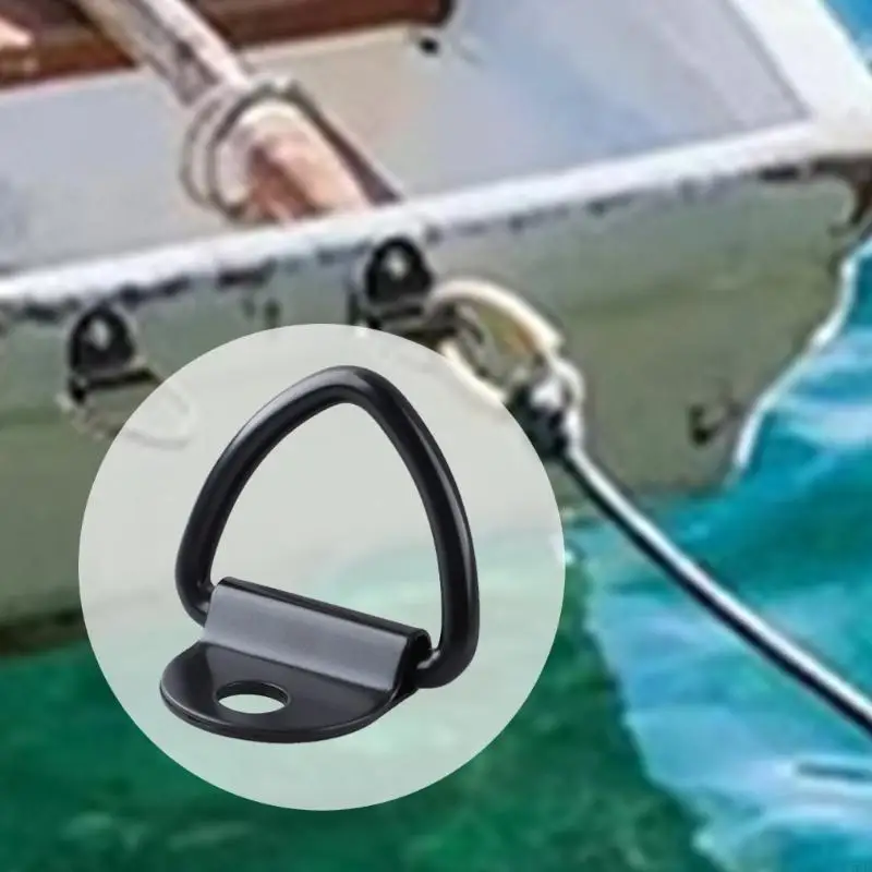 M76E Stahl-V-Ringe zum Anschrauben von Anhängerankern, Ladungssicherungspunkte für LKW-Anhänger, Boote – Detail 9