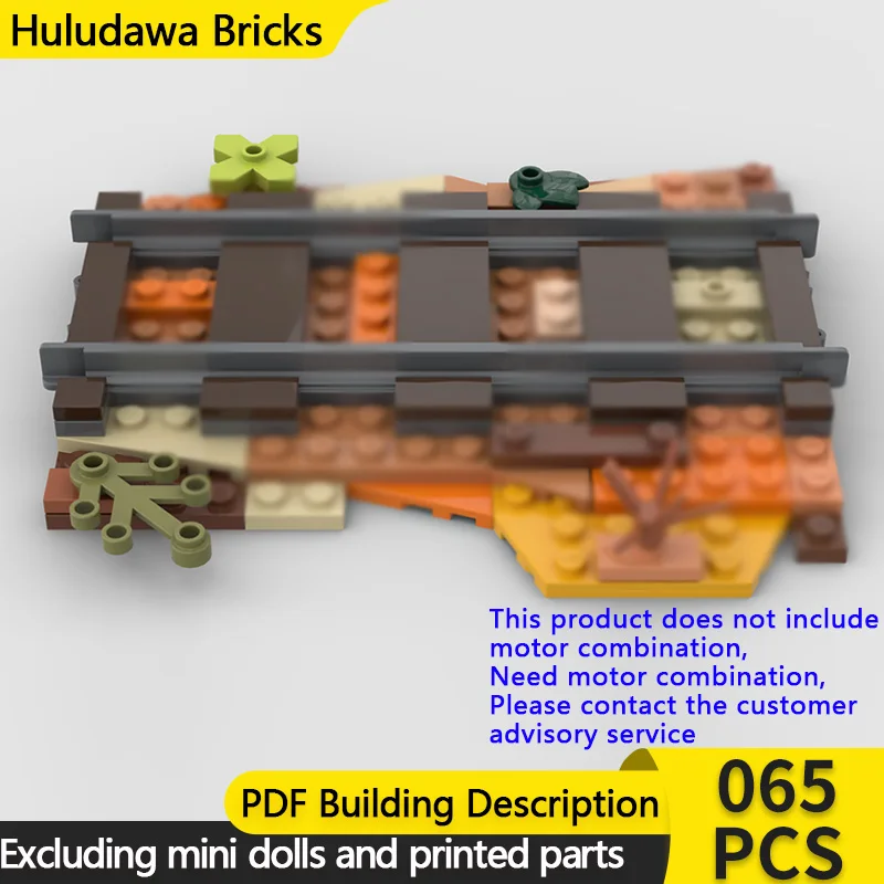 

City Car Model MOC Building Bricks Western Straight Rail Track Modular Technology Children Holiday Gifts Assemble Toys Suit