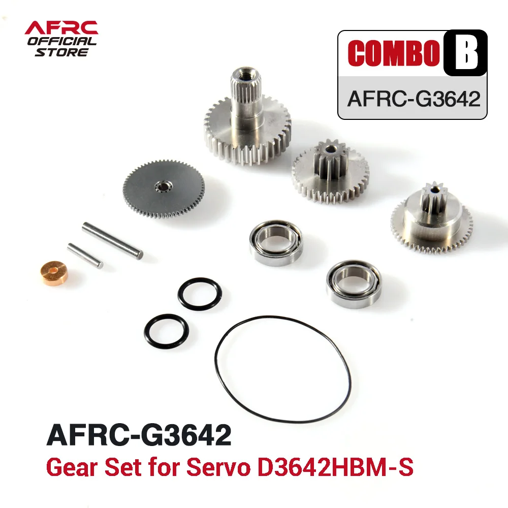 AFRC Servo Gear Set Systems Accessories For D3518 D3519 D3528 D3530 D3623 D3642 Etc Servo DIY Assembly Upgrading