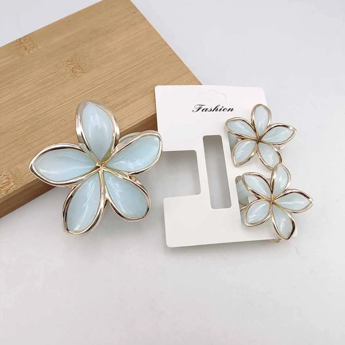 3/9 Teile/satz Blume Haar Clips Frauen Strand Urlaub Haar Klaue Stilvolle Shopping Kopfbedeckungen Weibliche Haar Zubehör – Detail 10