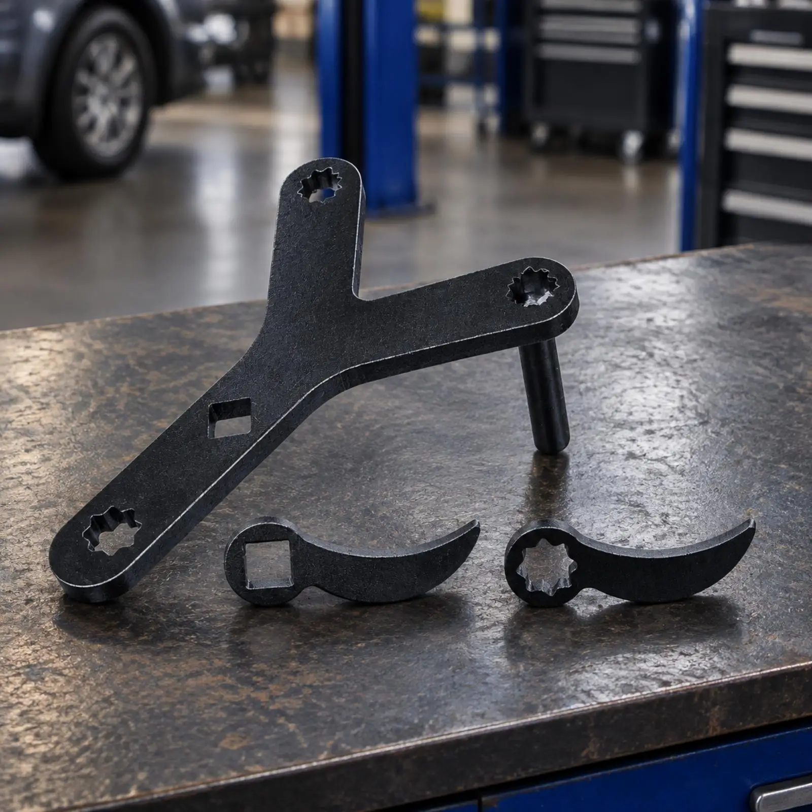 Suspension Arm Remover Kit Control Arm Puller Tool with Curved Leverage Design for Auto Repair Home Use - view 3