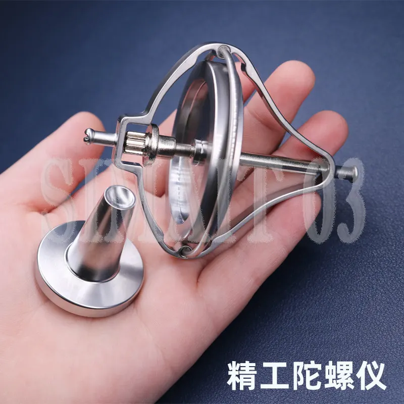 Metal Gyroscope Toy: Fingertip Gyro, Anti-Gravity Spinning Top, Adult Decompression Balance Mechanical Boredom Reliever