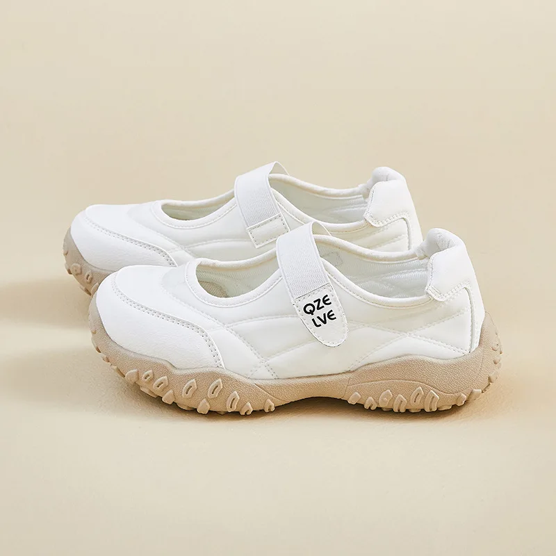 شبكة تنفس أحذية نسائية الانزلاق على الانزلاق على أحذية المرأة لينة وحيد خفيفة الوزن حذاء العمل مشبك حزام أحذية رياضية الضحلة