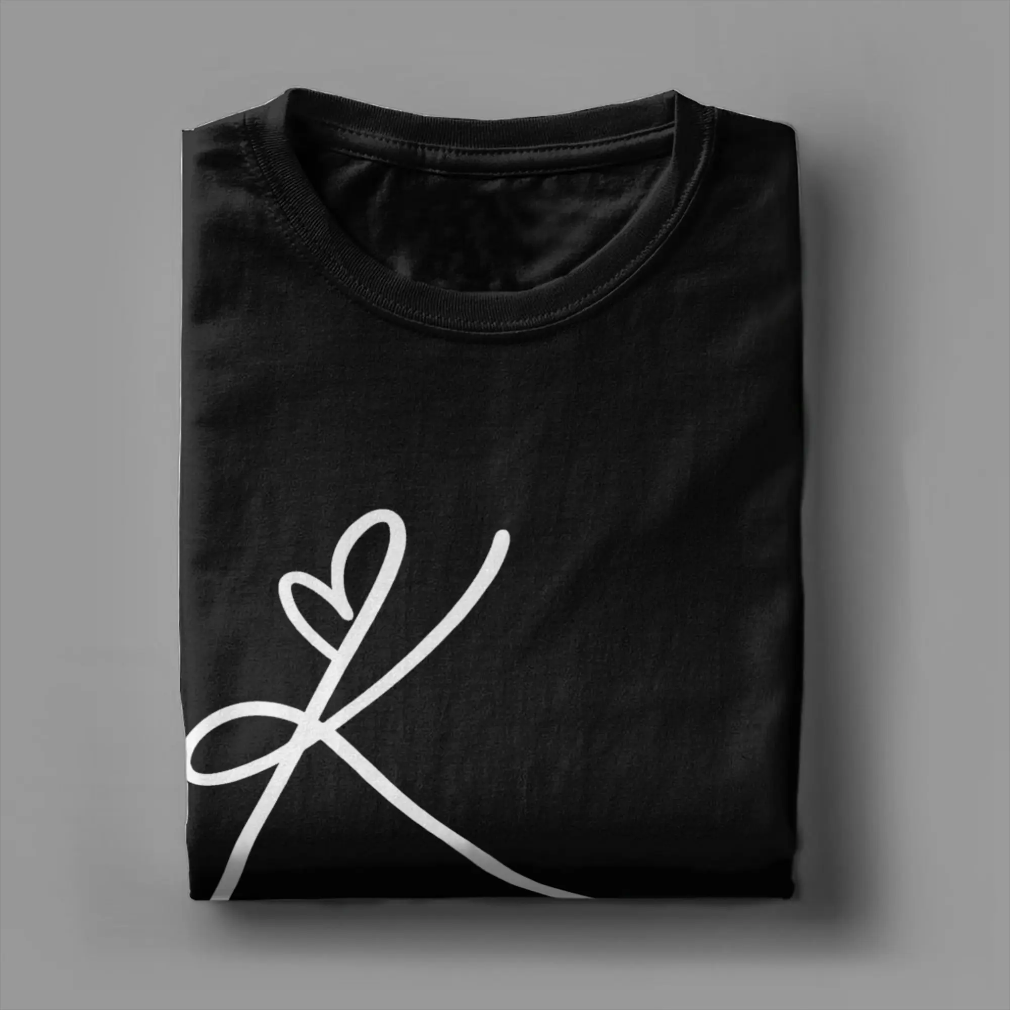 Kay Lovely Symbol T Shirt Summer  Cotton T Shirts For Men Harajuku Print Tee Shirt Short Sleeves Classic Tops