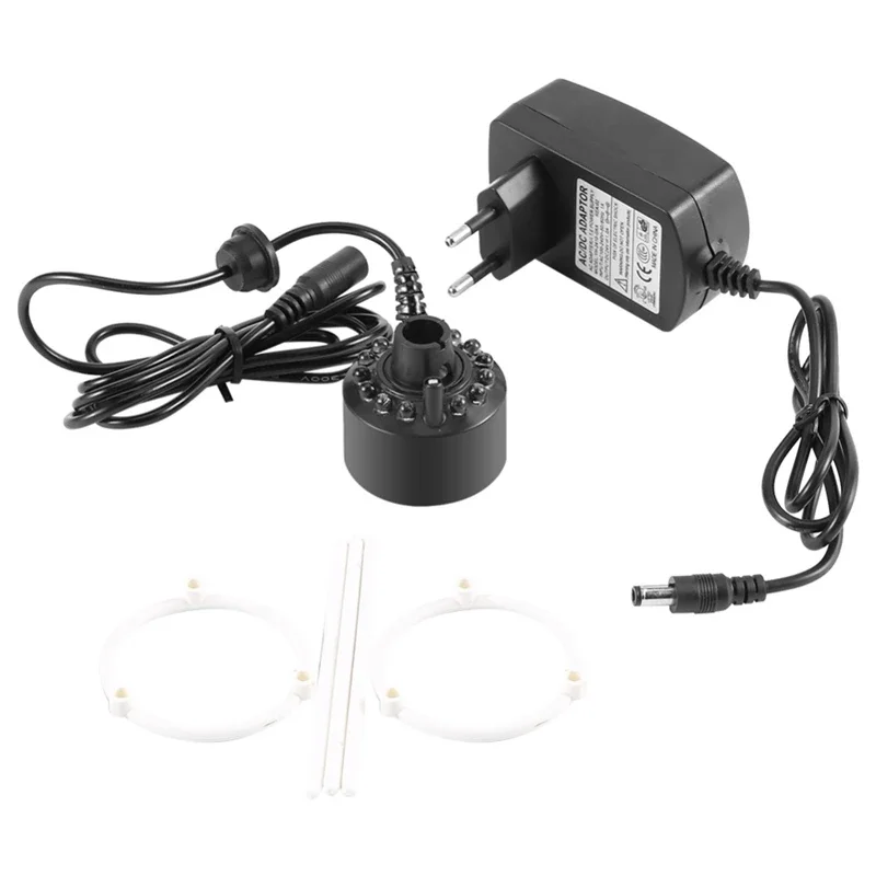 110V-240V 12 LED Fish Tank Mist Maker Forger Atomizer Humidifier For Water Fountain Pond Aquarium Decoration Creating Atmosphere