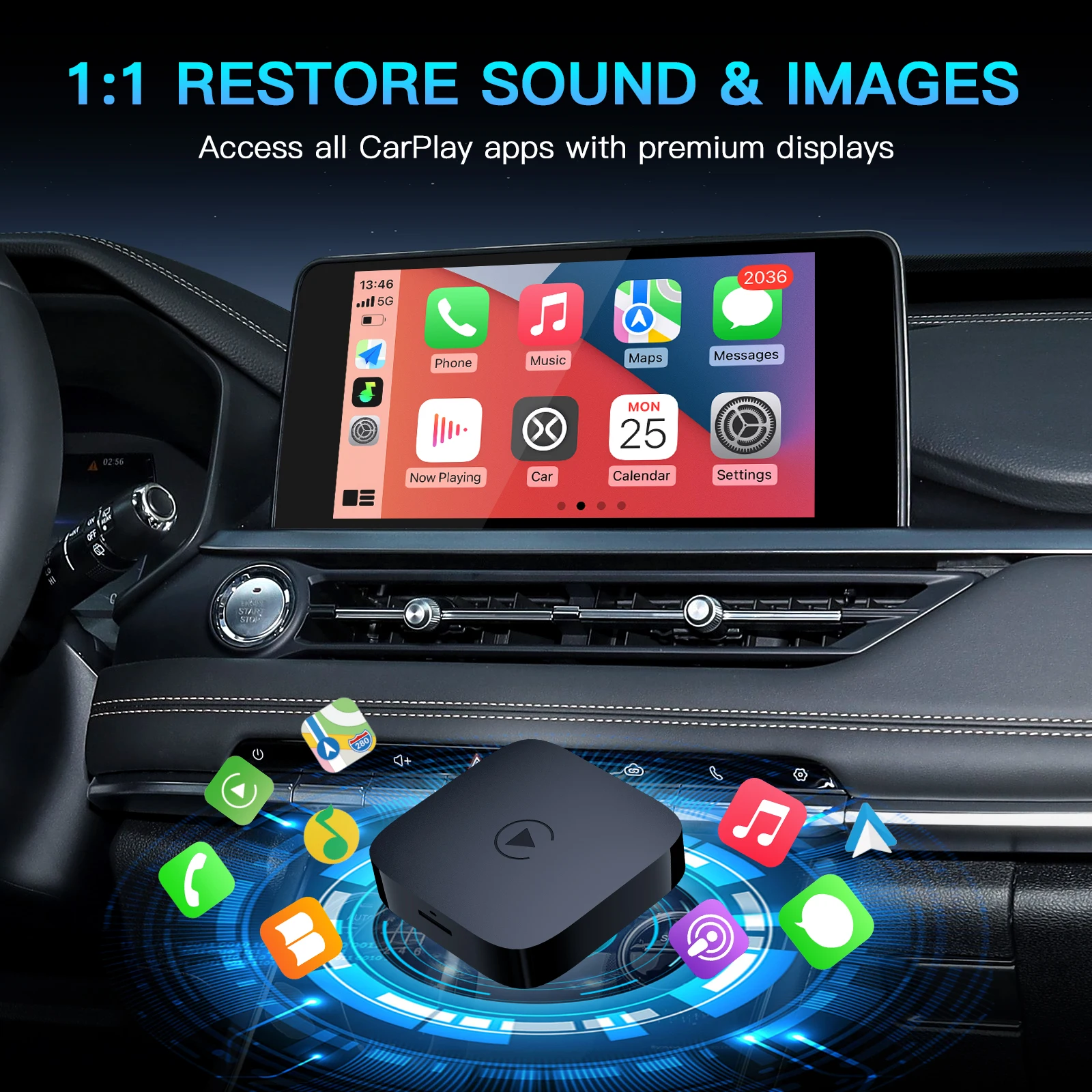 Baic BJ40 BJ40 Plus BJ60 X35 X55 X55 II BAIC 3 BAIC 5 carbitlink smartlink easy connection to Wireless CarPlay Android Auto