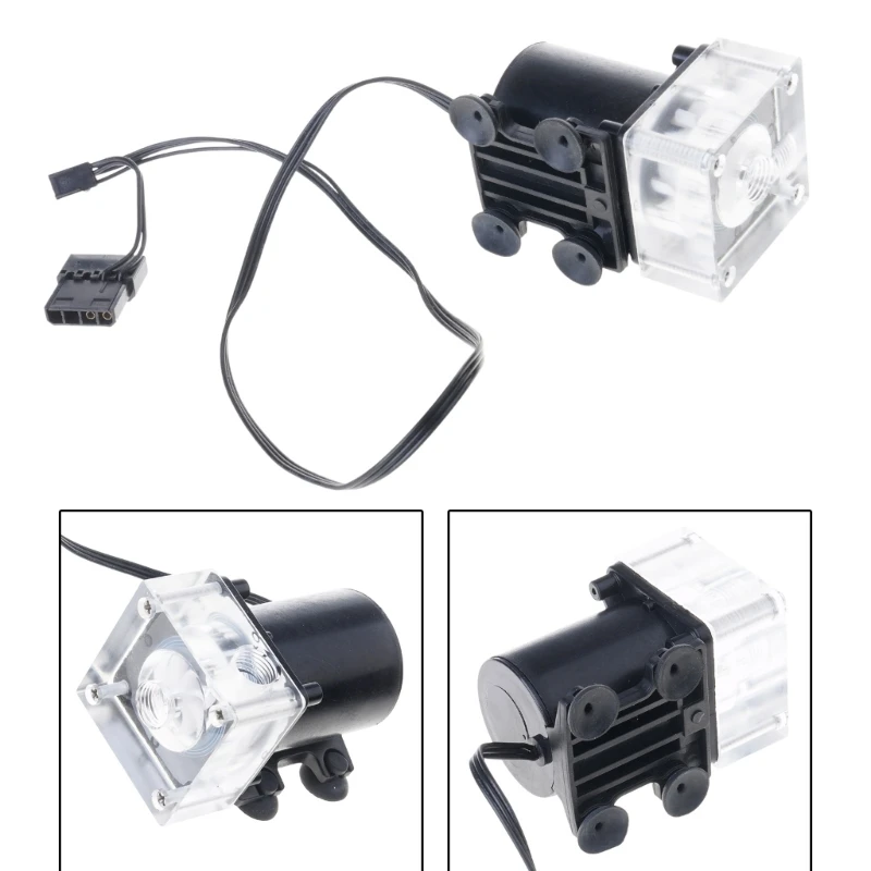 

G8DB 12V G1/4 Thread 500L/h Low Noise Pump Computer Cooling Water Pump for CPU PC Computer Cooling System