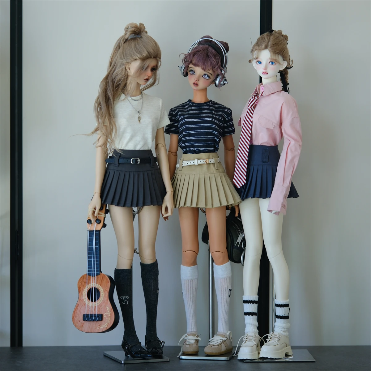 

Custom Versatile Pleated Short Skirt For BJD Doll Clothes 1/6 1/4 1/3 IP W532