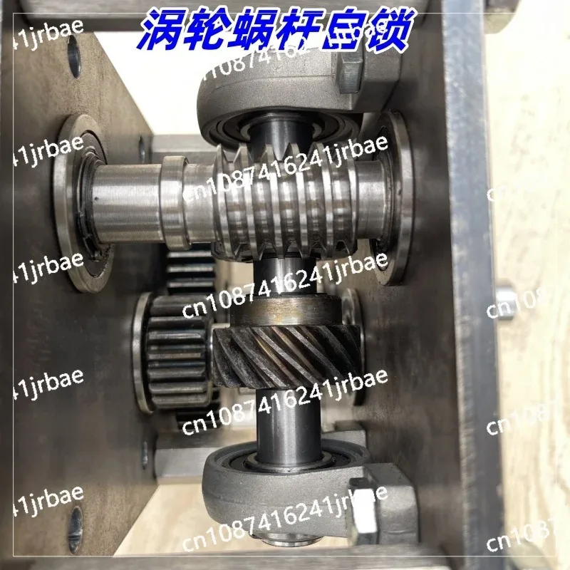 Self-locking turbine scroll reduction gearbox gear reducer gearbox metal box can be  vertical