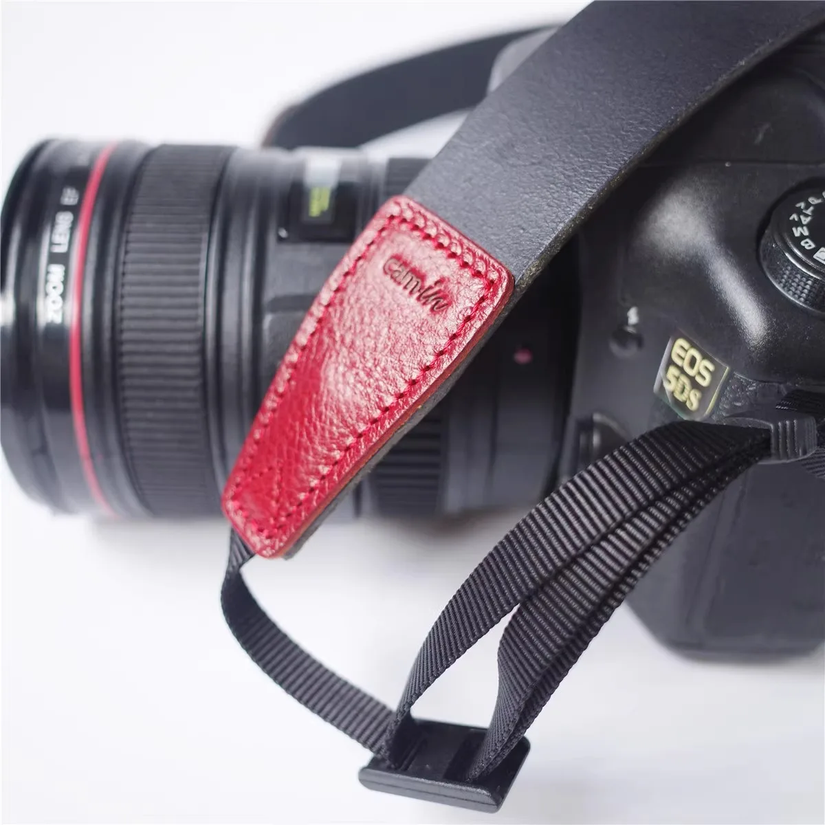 Camera Strap Cowhide Retro Literary Lanyard Micro Single Adjustable Neck Digital Crossbody SLR Shoulder Strap  Nikon Accessories