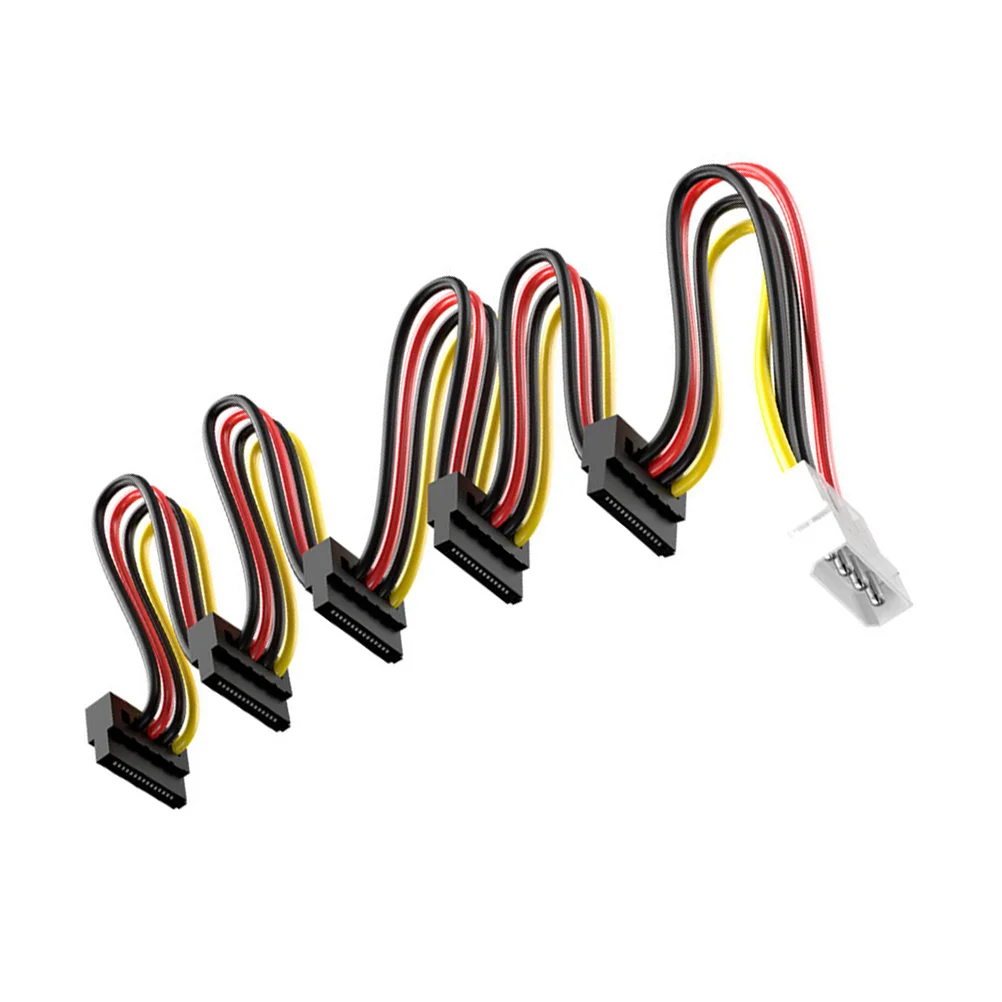 

Power Cord 3.5 2.5 Inch HDD Optical Drive Supply Line to 15Pin Thick Copper Core Cable Universal Adapter for Serial