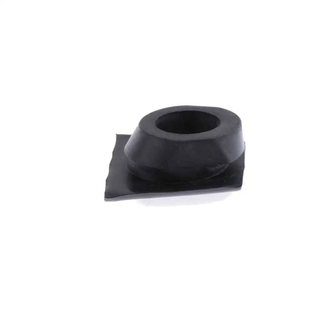 Rubber Engine Cover Trim Grommet Bush Shock Absorber Outboard Part for Yamaha 2 Stroke Black 35x14mm