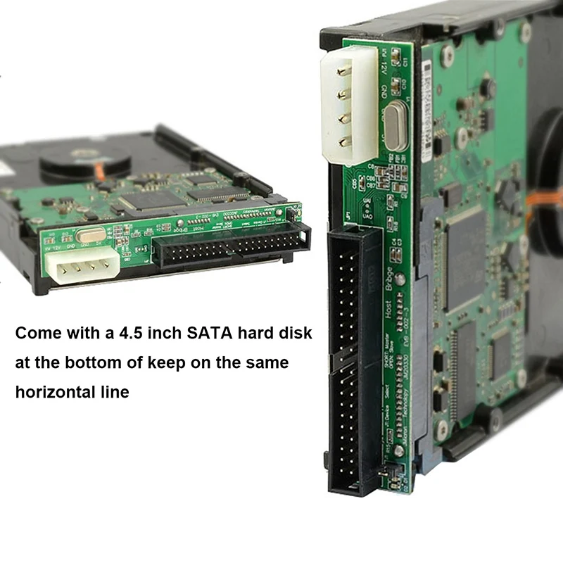 Adattatore da SATA a IDE 7 + 15 pin Disco rigido da 2,5 3,5 pollici Convertitore dati maschio femmina 40 44 pin per ATA 133 100 HDD CD/DVD-ROM/RW seriale
