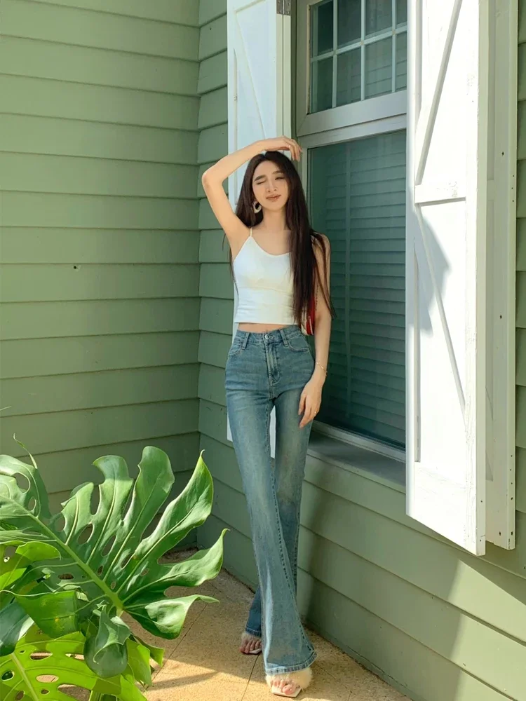 منخفضة الخصر امرأة الجينز Y2K الملابس البضائع جيوب متعددة جيب فائدة ملابس العمل العسكرية التمويه الإناث السيدات سراويل جينز