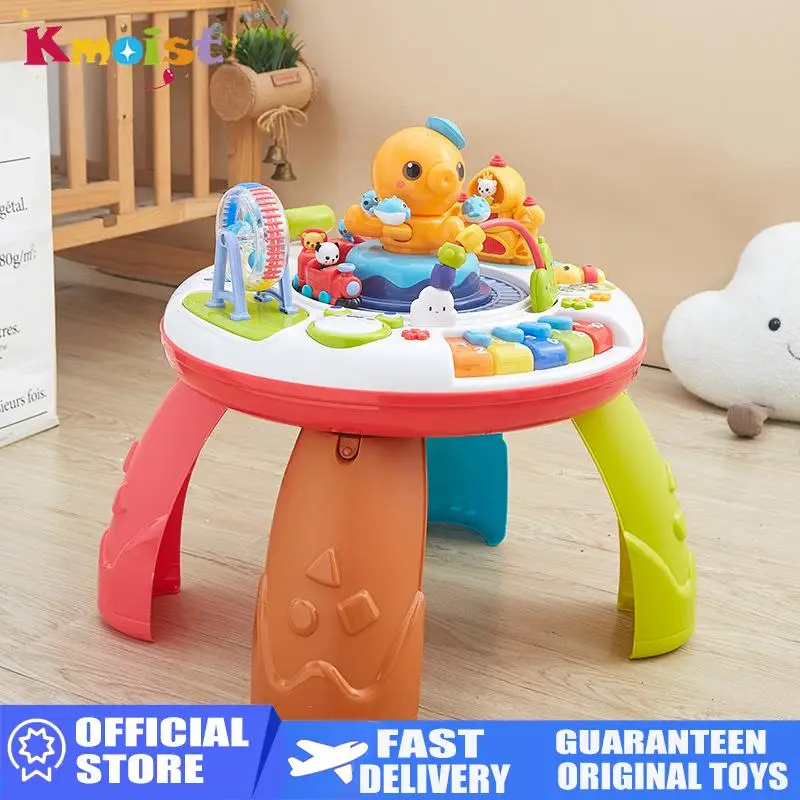 

Big Table Montessori English Dialogue Music Game Infants Musical Instrument Learning Table Toys Early Educational Study Baby Toy