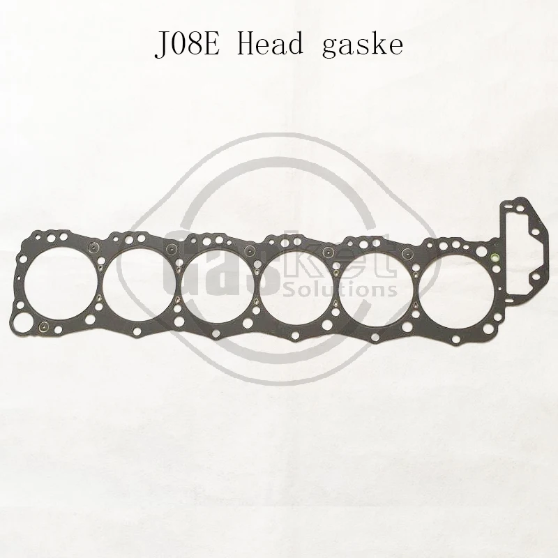 J08CT J08E P11C-0 P11C-N K13C-12V K13D E13C N04CT M10C M10U DS50 DS70 Cylinder Head Gasket For Hino Diesel Engine