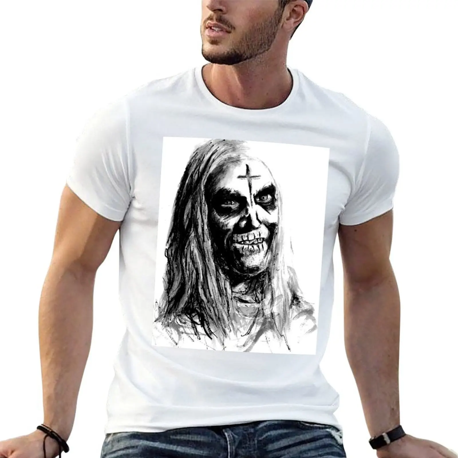 

Otis Driftwood House of 1000 Corpses T-Shirt t shirt man luxury t shirts for man cotton T-Shirt