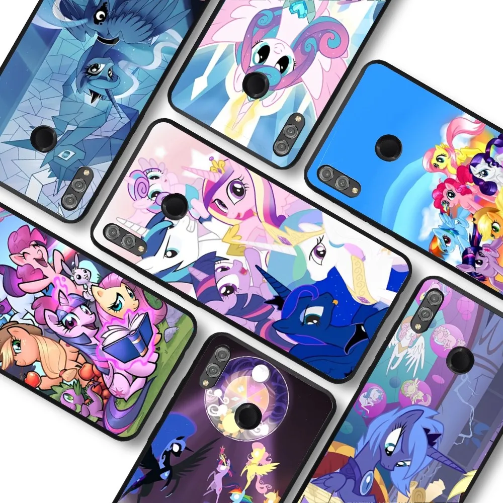 Animation M-My L-Little Pony Phone Case For Redmi 8 9 10 PocoX3 Pro For Samsung Note 10 20 For Huawei Mate 20 30 40 50 Lite