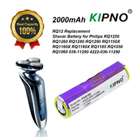 RQ12 Replacement Shaver 2000mAh Battery for Philips RQ1250 RQ1260 RQ1280 RQ1290 RQ1150X RQ1160X RQ1180X RQ1185 RQ1050 RQ1060
