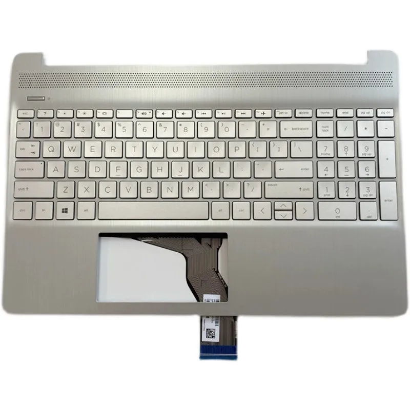 New For HP 15S-ER FR FQ 15-EF TPN-Q222 Q230 L63578-001 L63579-001 Laptop Palmrest Top Cover US Keyboard With Backlight