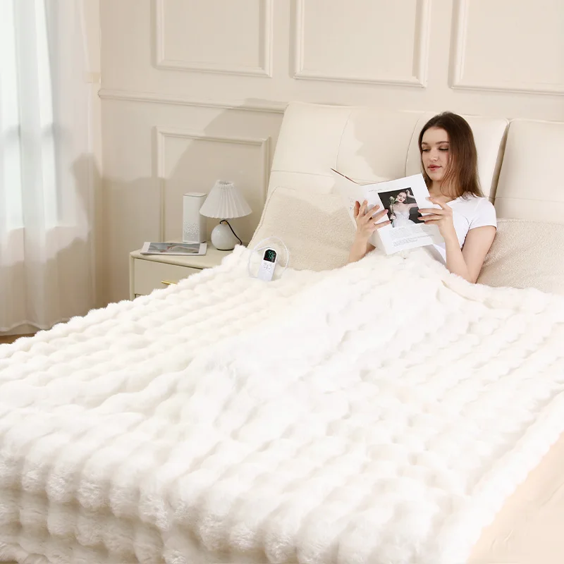 

Super Warm Electric Heating Throw Comfortable Blanket for Cold Weather