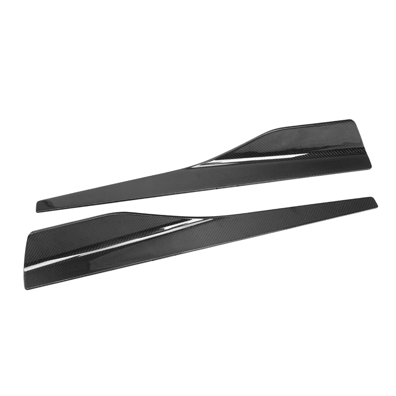 

Hot Sale Good Quality Dry Carbon Fiber Universal Side Skirt Kit Extension