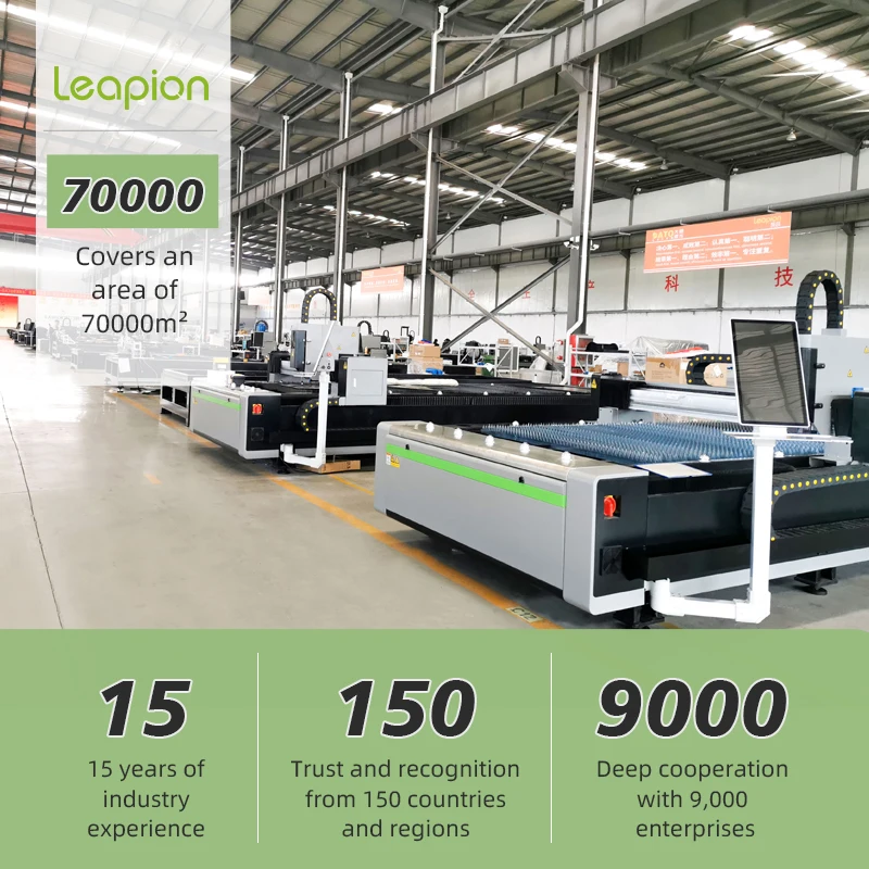 Ready Sale Cnc 1500w 2000w 3kw las er Cutting Machine Material 3mm Stainless Steel las er Cutter in Jinan Factory