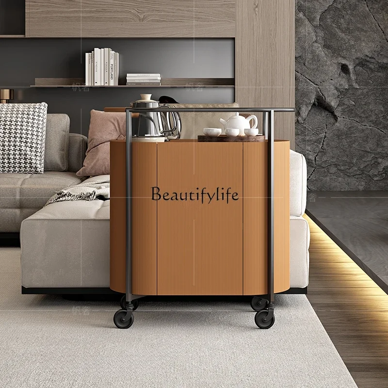 

yj39Movable small tea table, multi-functional tea cabinet, trolley