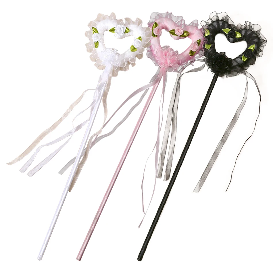 Glittering Magic Wand Gift Kids Angel Devil Halo and Headband Included Ideal for Festival Dress Up Parties and Imaginative Play