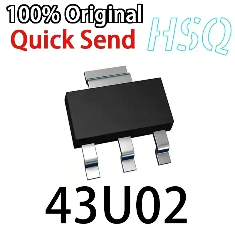 10PCS New 43U02 SOT223