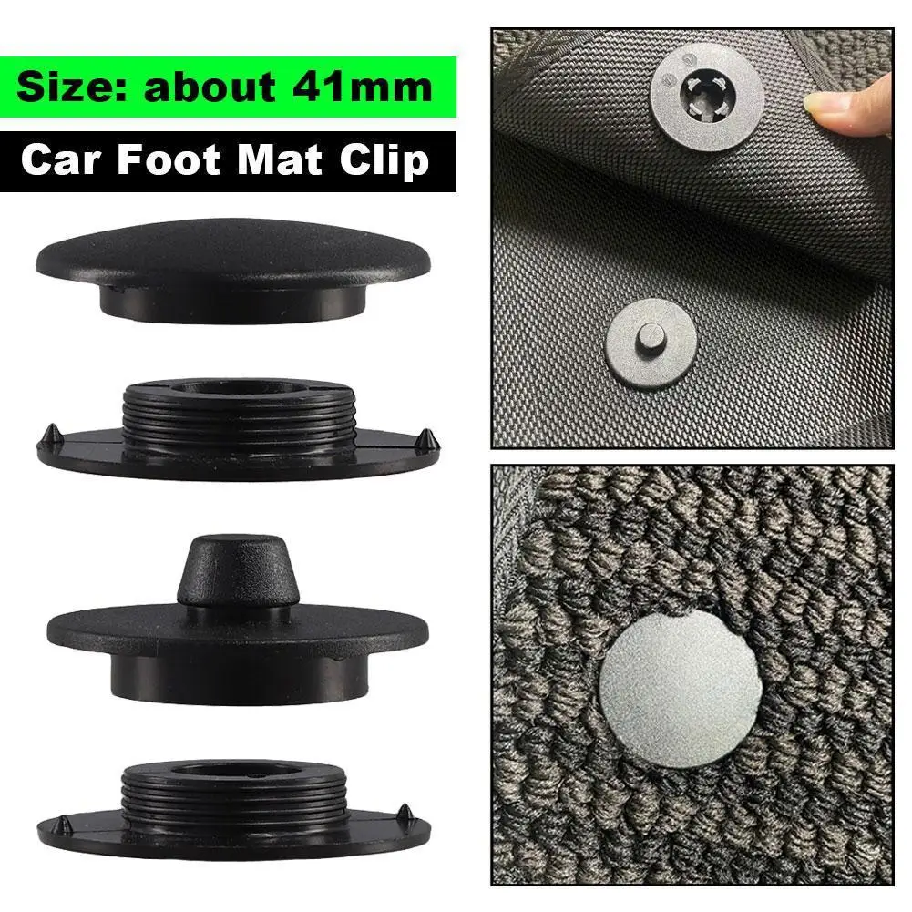 4/8/16/32pcs Car Floor Mat Anti-Skid Fixer Grips Arpet Fixing Clamps Buckle Fixer Double Layer Fixed Clips Set Car Accessories