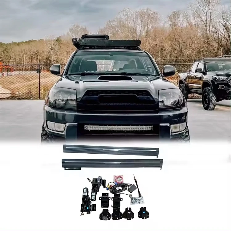 

Spedking 2010-2021 Accessories Raptor Electric Side Steps Running Boards Black for 4Runner