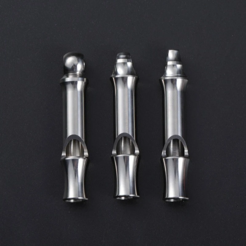 Outdoor High Decibel Whistle Pendants Titanium Alloy Emergency Distress Rescue Signal Necklace Fashion Jewelry