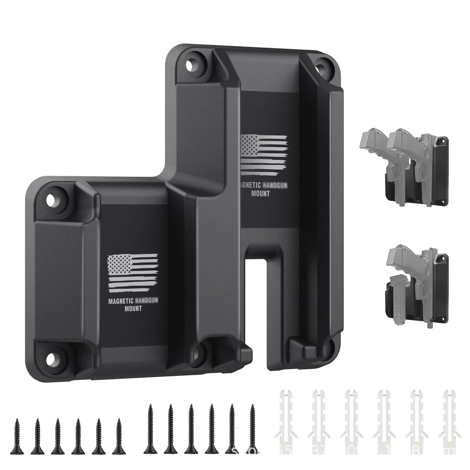 

Магнитное крепление для пистолета 2 в 1, скрытый магнитный держатель для Glock 17 19 43X Sig Sauer P365 Taurus G2C, магнитная кобура, автомобильная стена