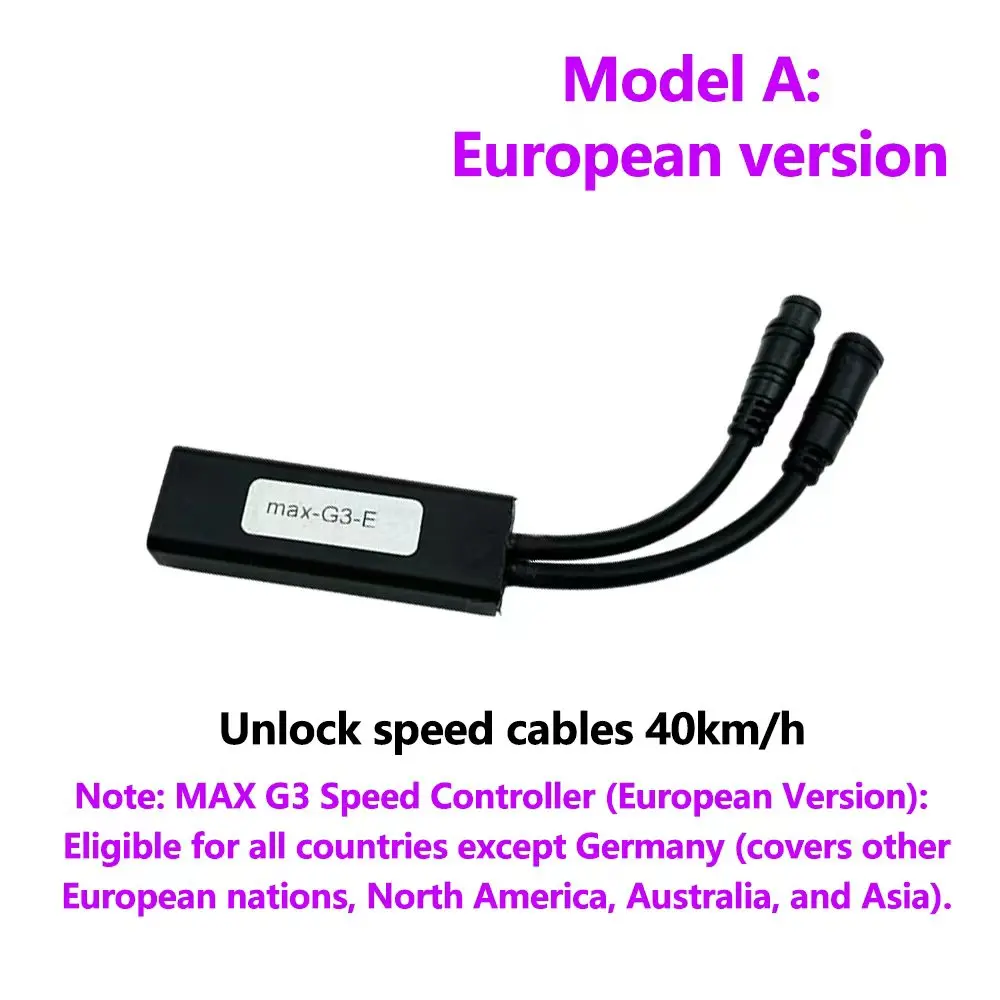 Speed Unlock Limit Cable 40km/h For Nine&bot Max G3 Electric Scooter Upgrade Release Speed Limiter Gear Governor Spare Parts