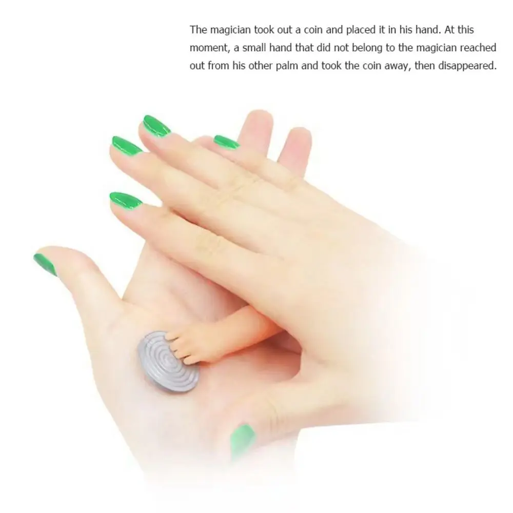 Portable Silicone+Magnet Arm Magic Tricks Novelty Funny Little Hand Prank Joke Prank Props Magic Props Street Magic