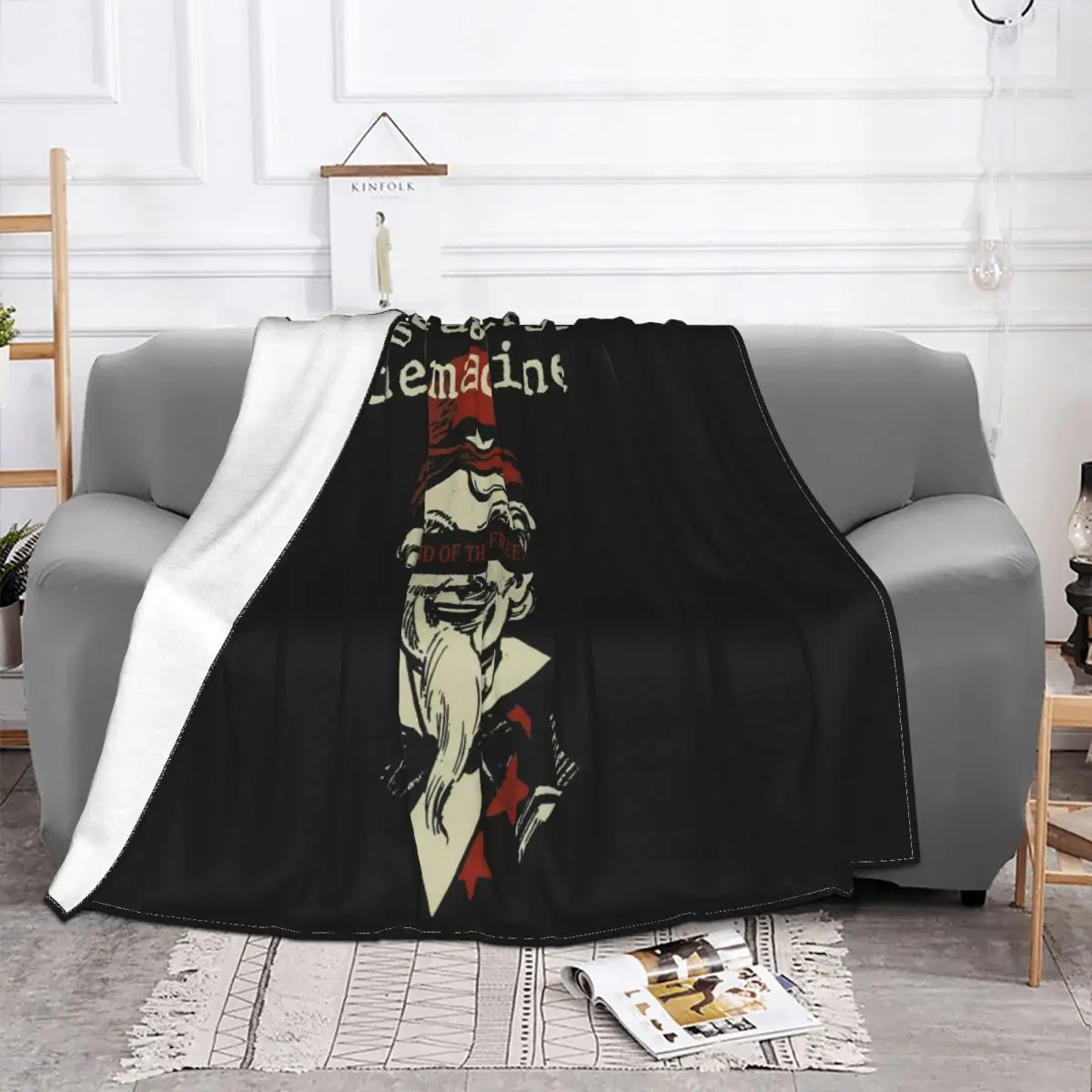 Rage Against The Machine Sam Free Black Classic Rock Metal Band Boy Casual Fitness Throw Blanket