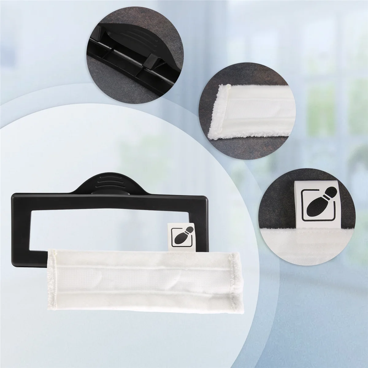 L65A Carpet Washing Frame Carpet Glider Mop for Karcher SC2 SC3 SC4 SC5 Steam Cleaner Carpet Glider EASYFIX 2.863-269.0