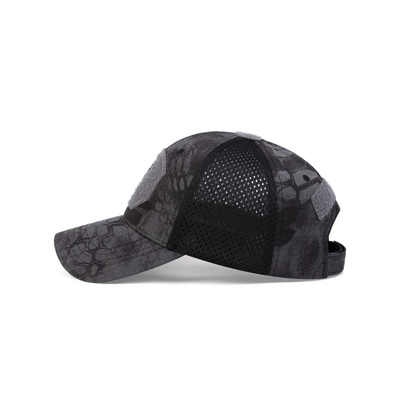 Military Fans outdoor Camouflage Baseball Net Cap Special Forces Tactical Camouflage Cap Skull Visor Velcro Cap