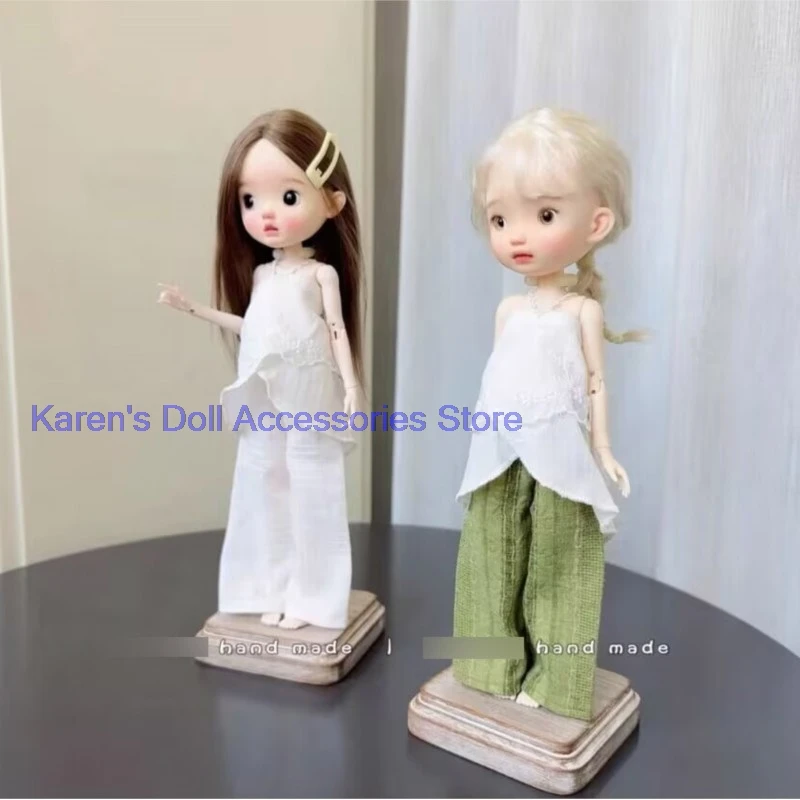 2pcs 2026 Fairy petal camisole top+versatile wide leg pants set  for landoudou/Blythe(Fit for Lulu,ymy24,Ob22,24,26,zone, Jenny)