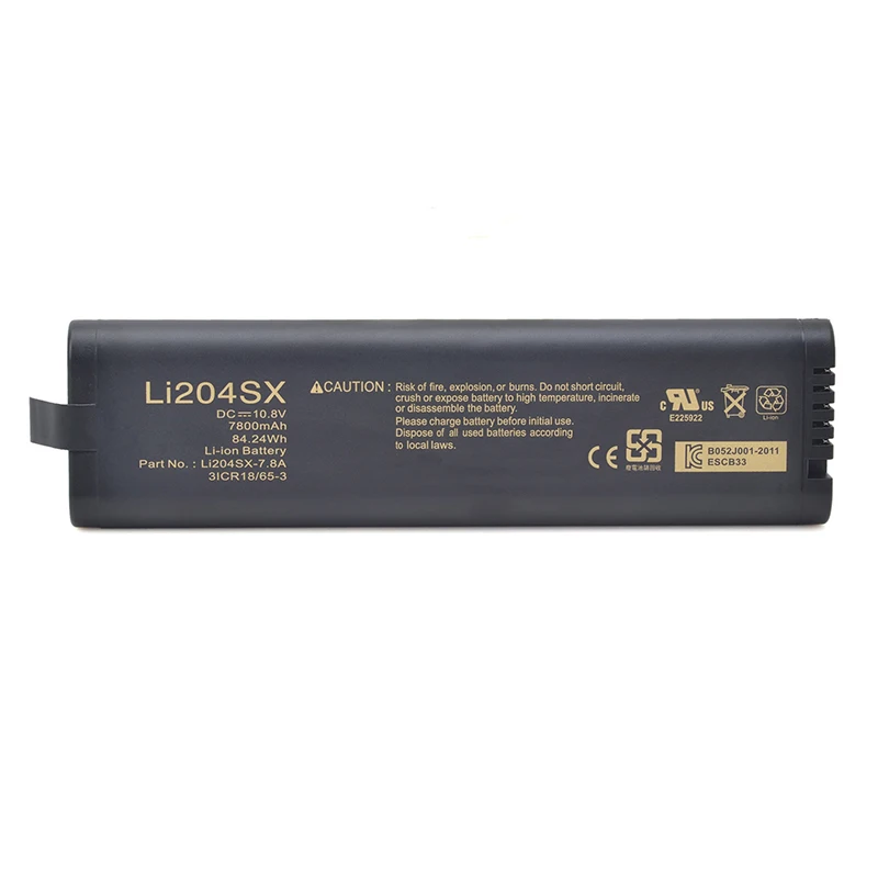 11.1V 7800mAh Li-ion Rechargeable LI204SX A6188-67004 1420-0868 LI204SX-60 Lithium  Me di cal Battery for J D S U MTS-6000 OTDR