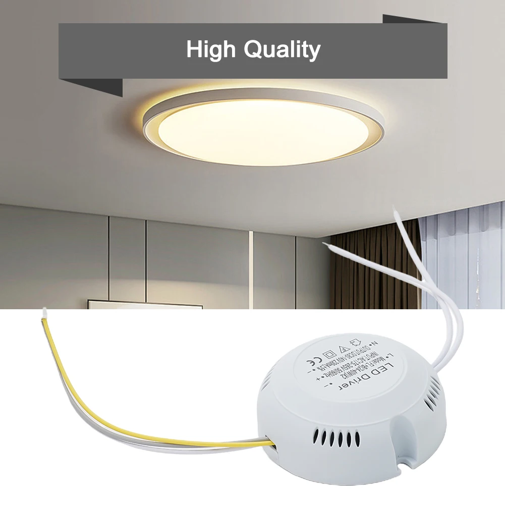 1pcs AC 176-265V 8-40W LED Constant Driver Light Transformers Power Supply Adapter For Ceiling Lamp Bulb Lighting Power Supply