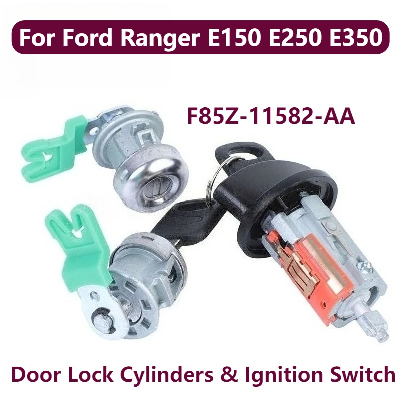 

Door Lock Cylinders & Ignition Switch w/ Keys for Ford Ranger E150 E250 E350 F85Z-11582-AA