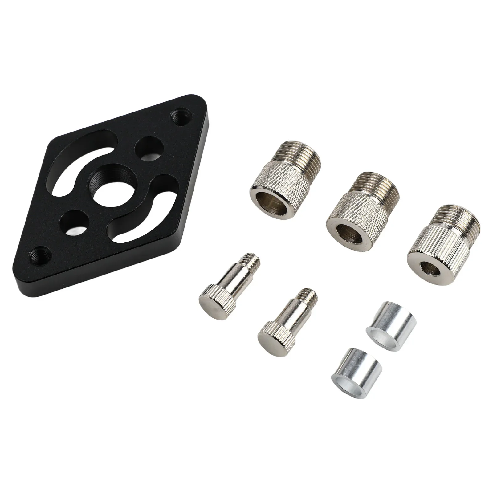 Aluminum Alloy Tool Dowel Jig Rustproof Versatile Application Wear-resistant 140*50*14mm For Drilling Projects